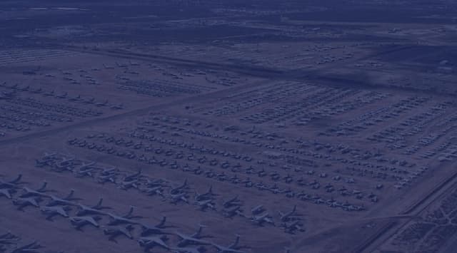 The Boneyard of Airplane, AZ