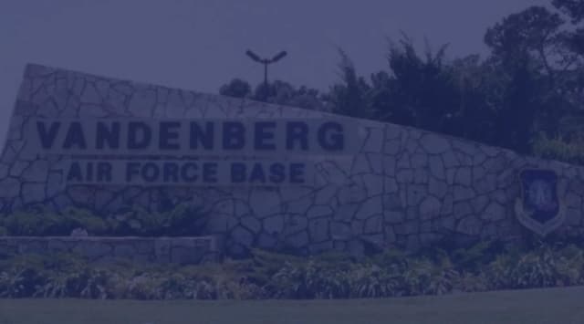 Vandenberg Air Force Base is located in California