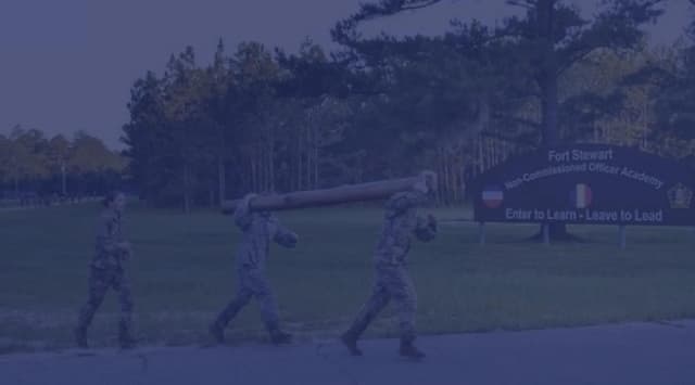 Military bases are located throughout Georgia.