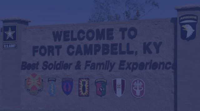 Fort Campbell, KY main gate
