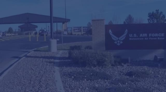 Malmstrom Air Force Base, Montana main gate