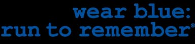 wear blue: run to remember logo