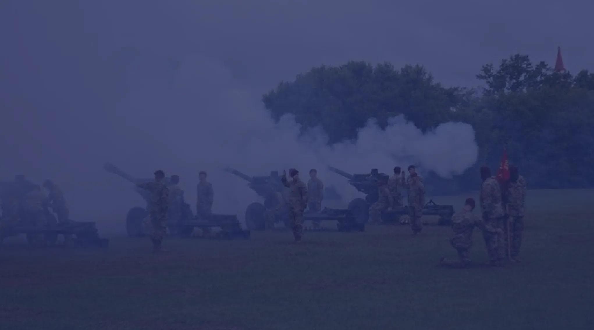 Fort Liberty, NC artillery firing