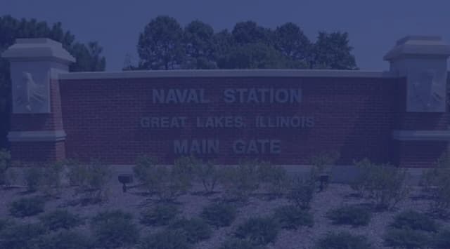 Naval Station Great Lakes, IL main gate