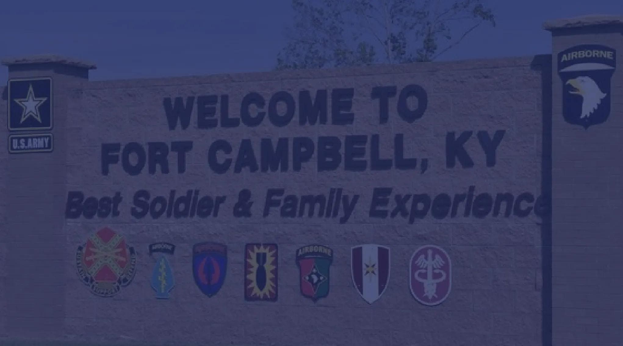 Fort Campbell, KY main gate